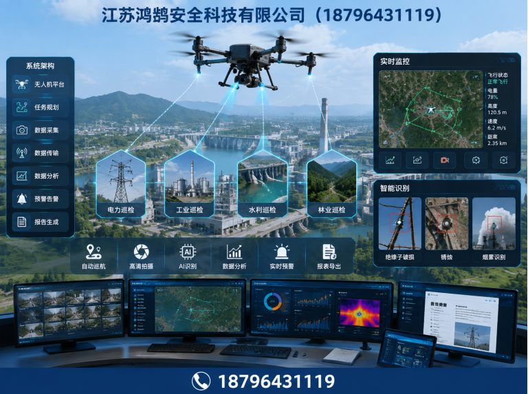 滁州无人机巡检系统展示图